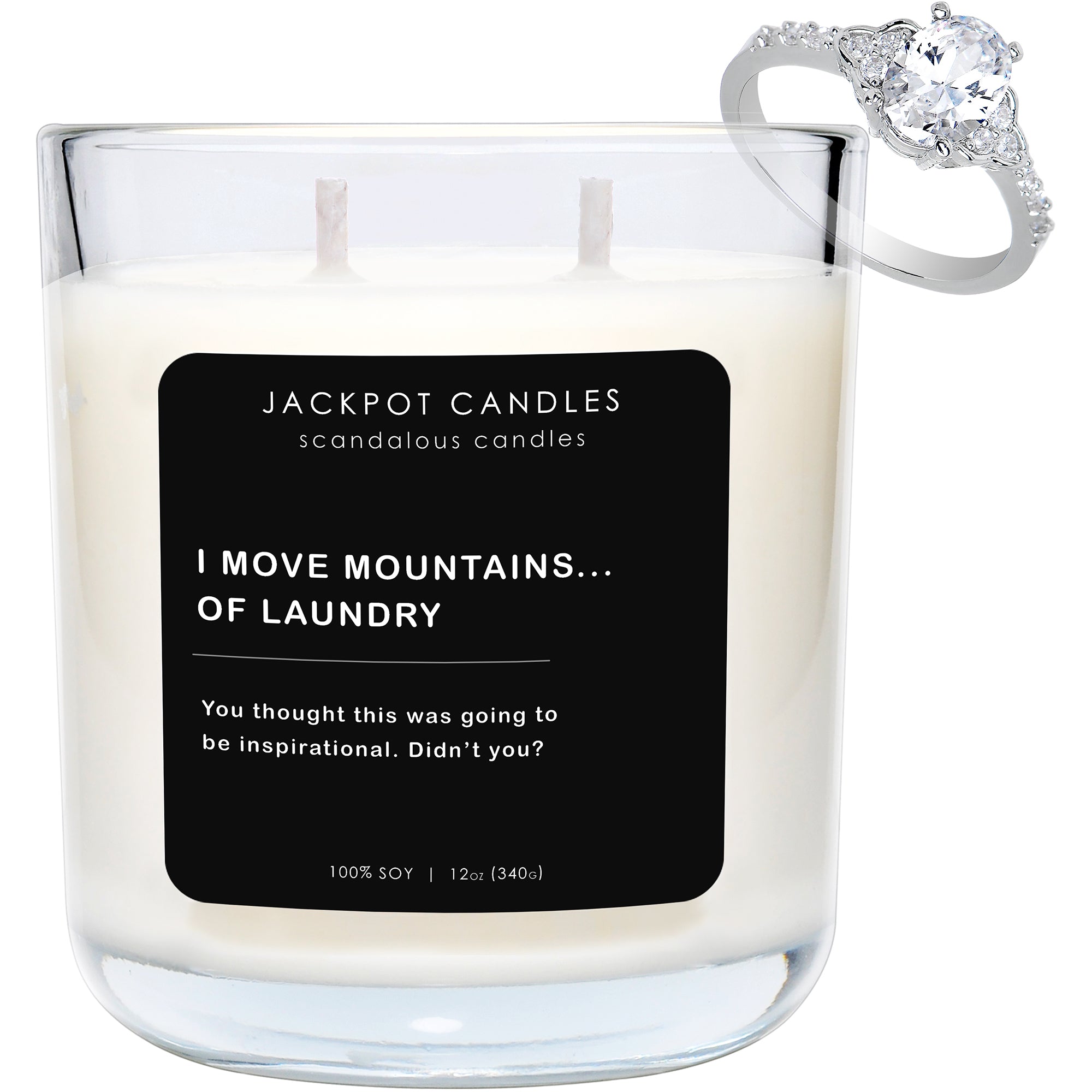 I Move Mountains of Laundry Scandalous Candle