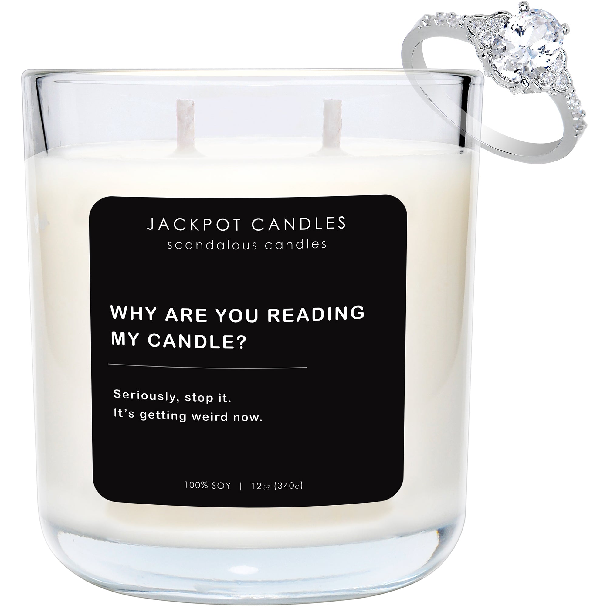 Why are You Reading My Candle Scandalous Candle