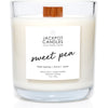 Sweet Pea Wooden Wick Candle