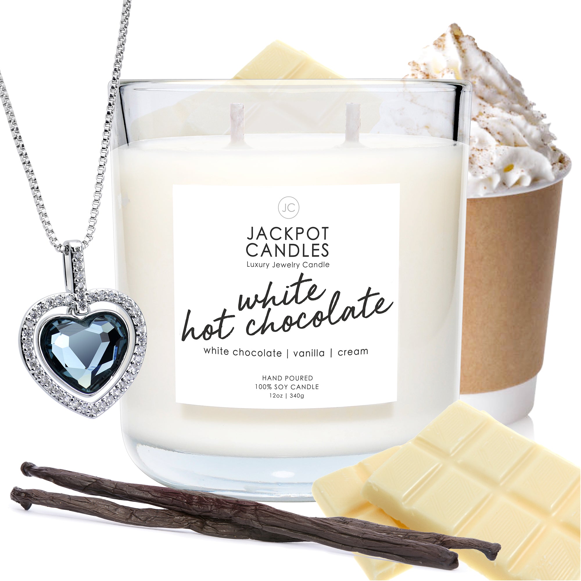 White Hot Chocolate  Candle