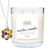 Winter Woods  Candle