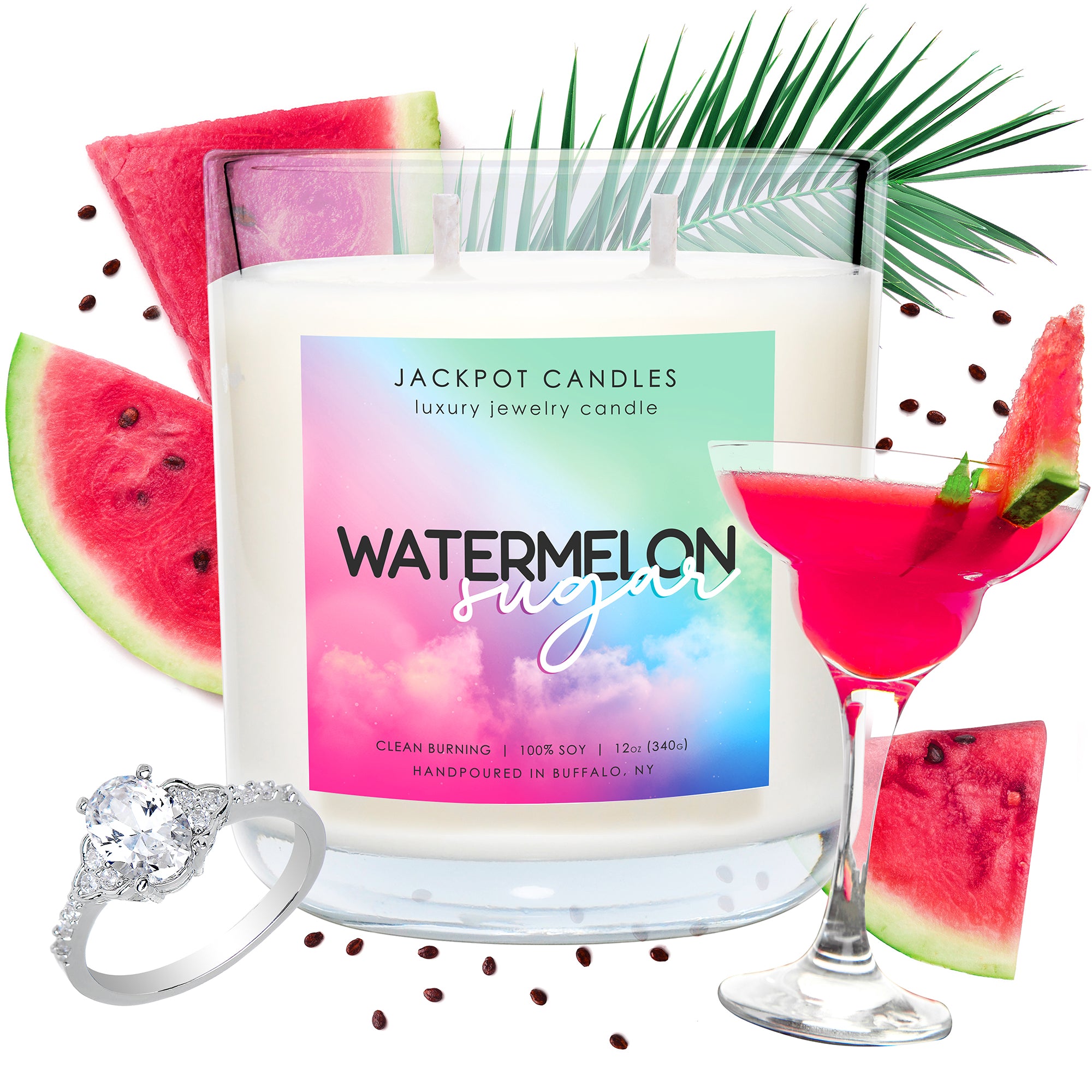 Watermelon Sugar Double Wick Candle