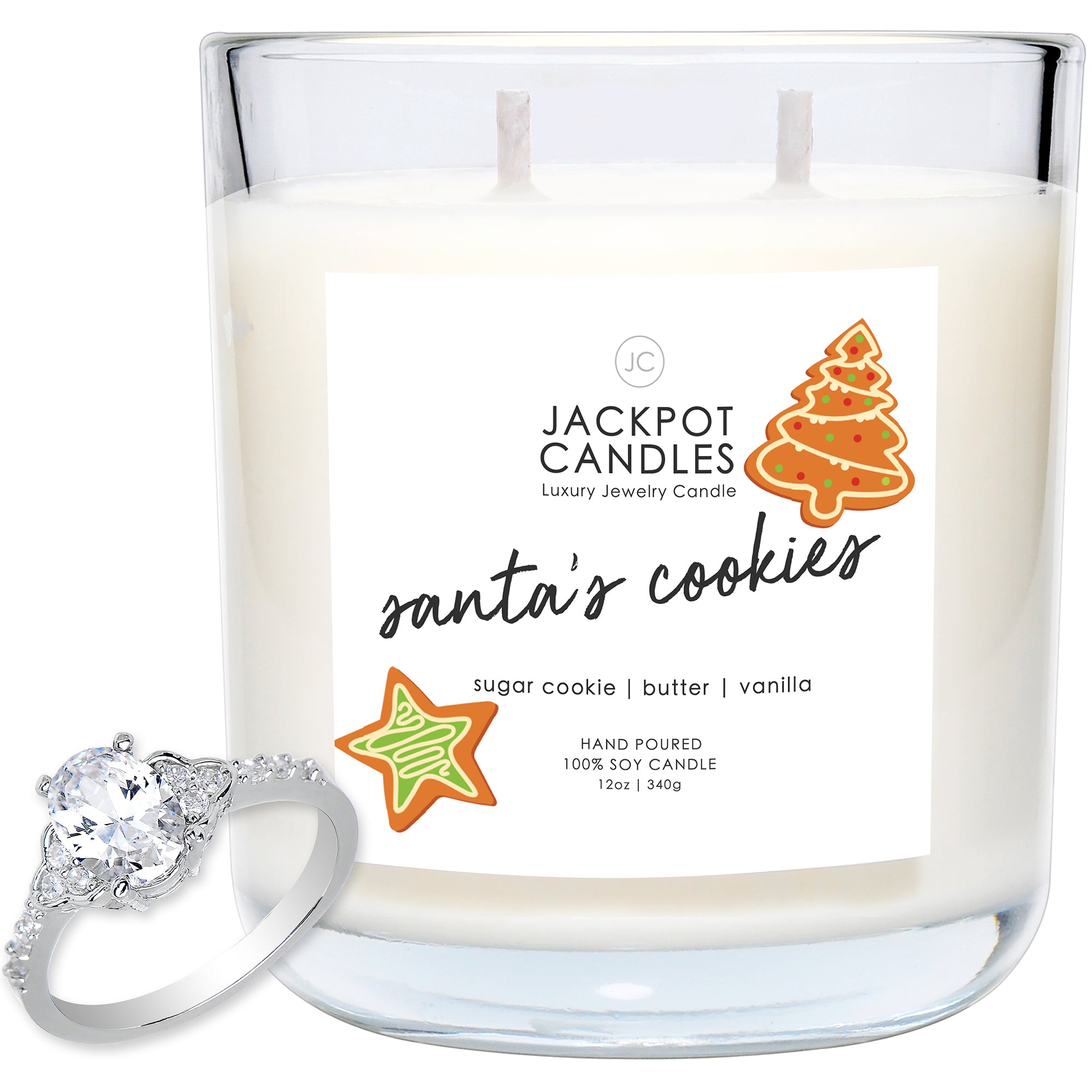 Santa&#39;s Cookies Candle