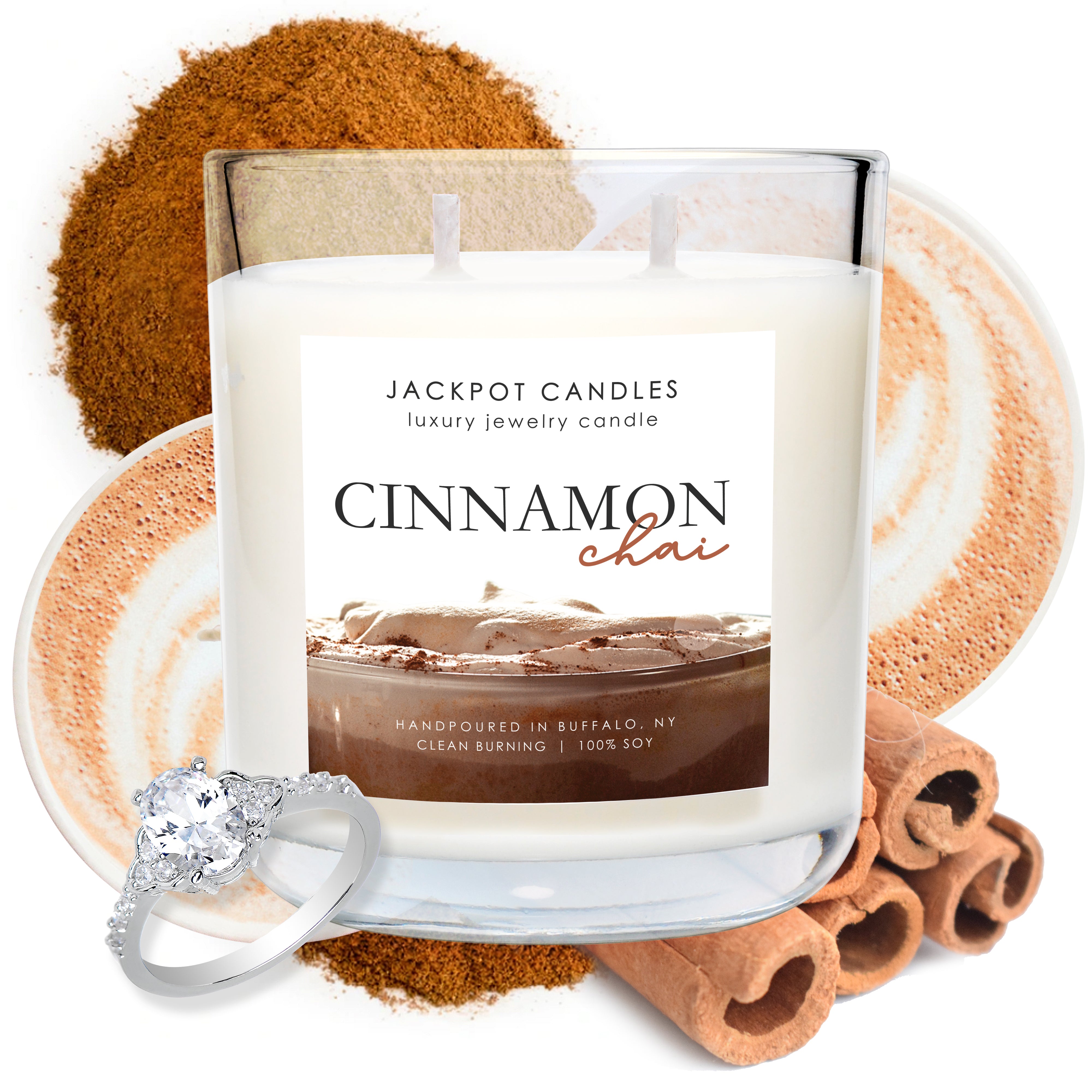 Candle Rings Jackpot Jewelry Candles Cinnamon Chai Double Wick