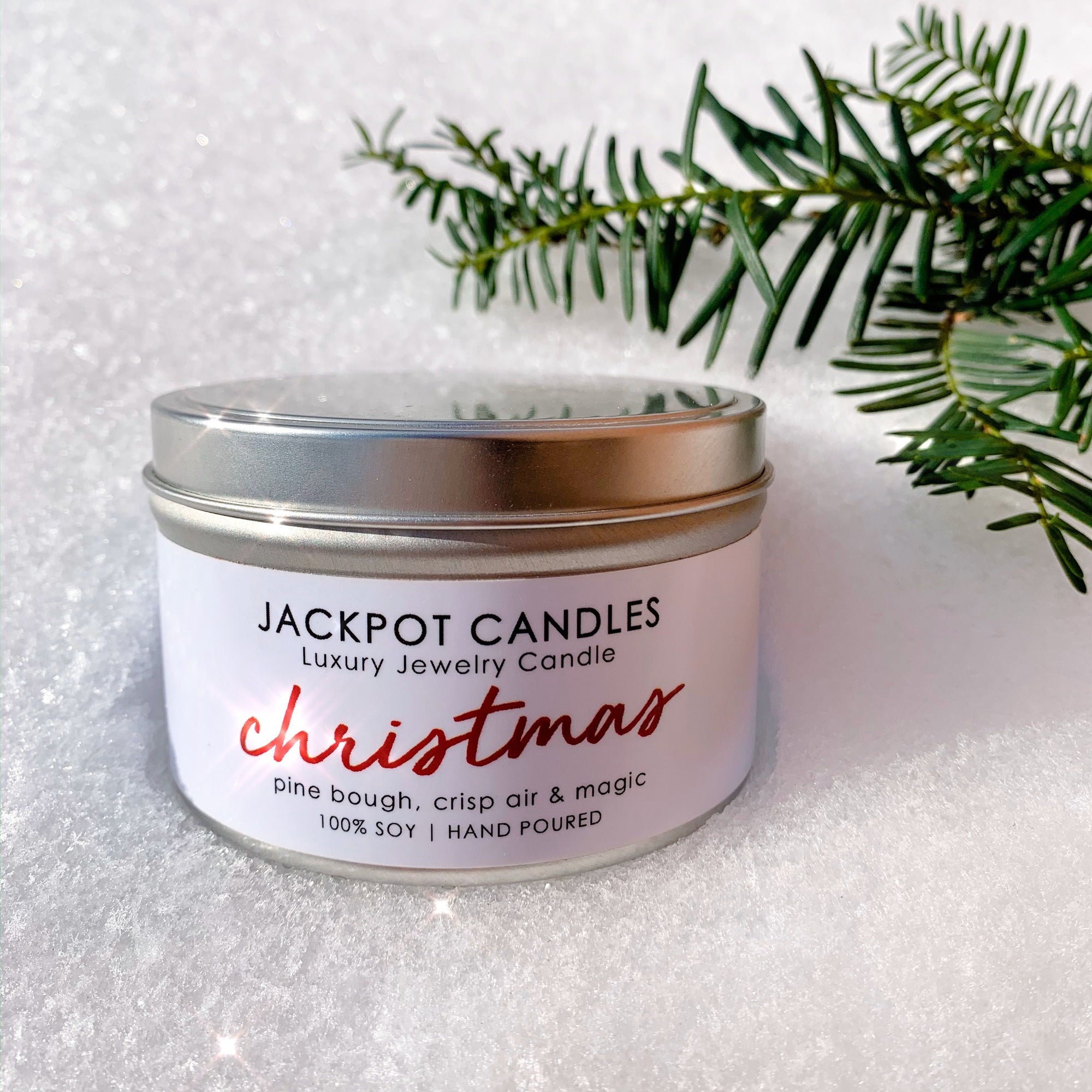 Christmas Candle Travel Tin