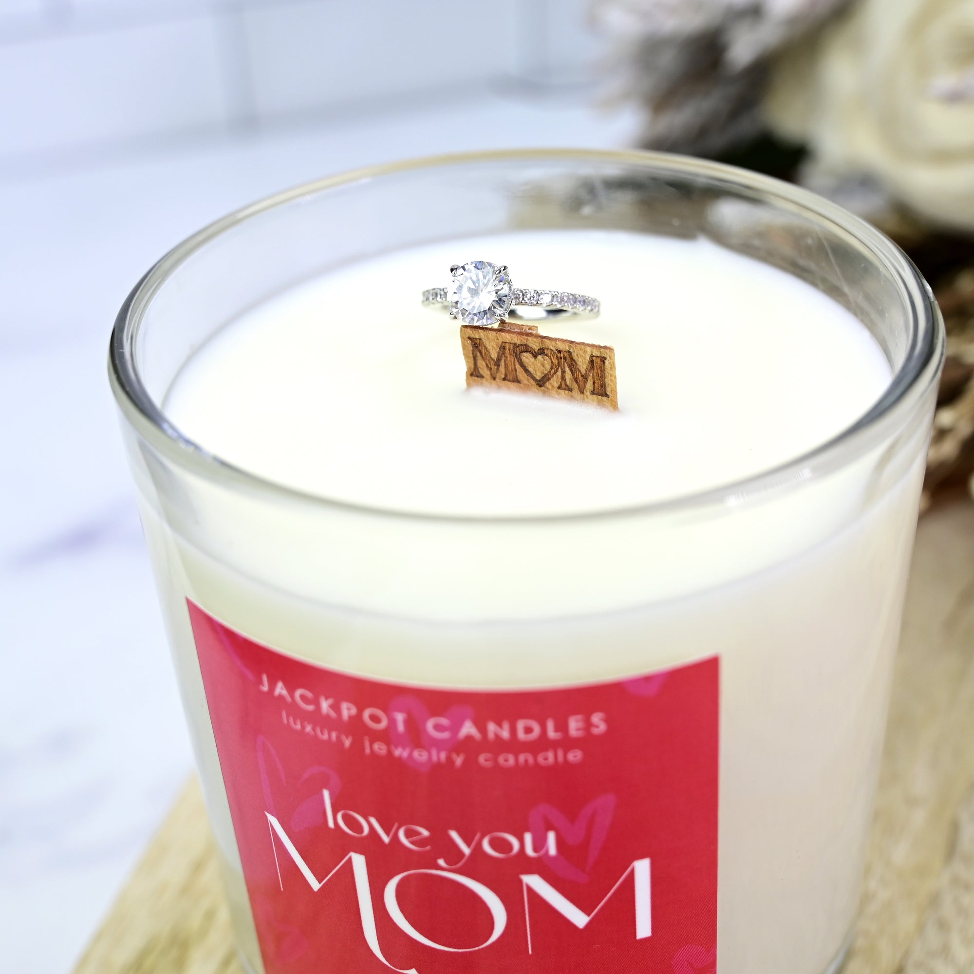Love You Mom Candle