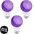 Purple Amethyst Geode Bath Bomb 3 Pack Gift Set