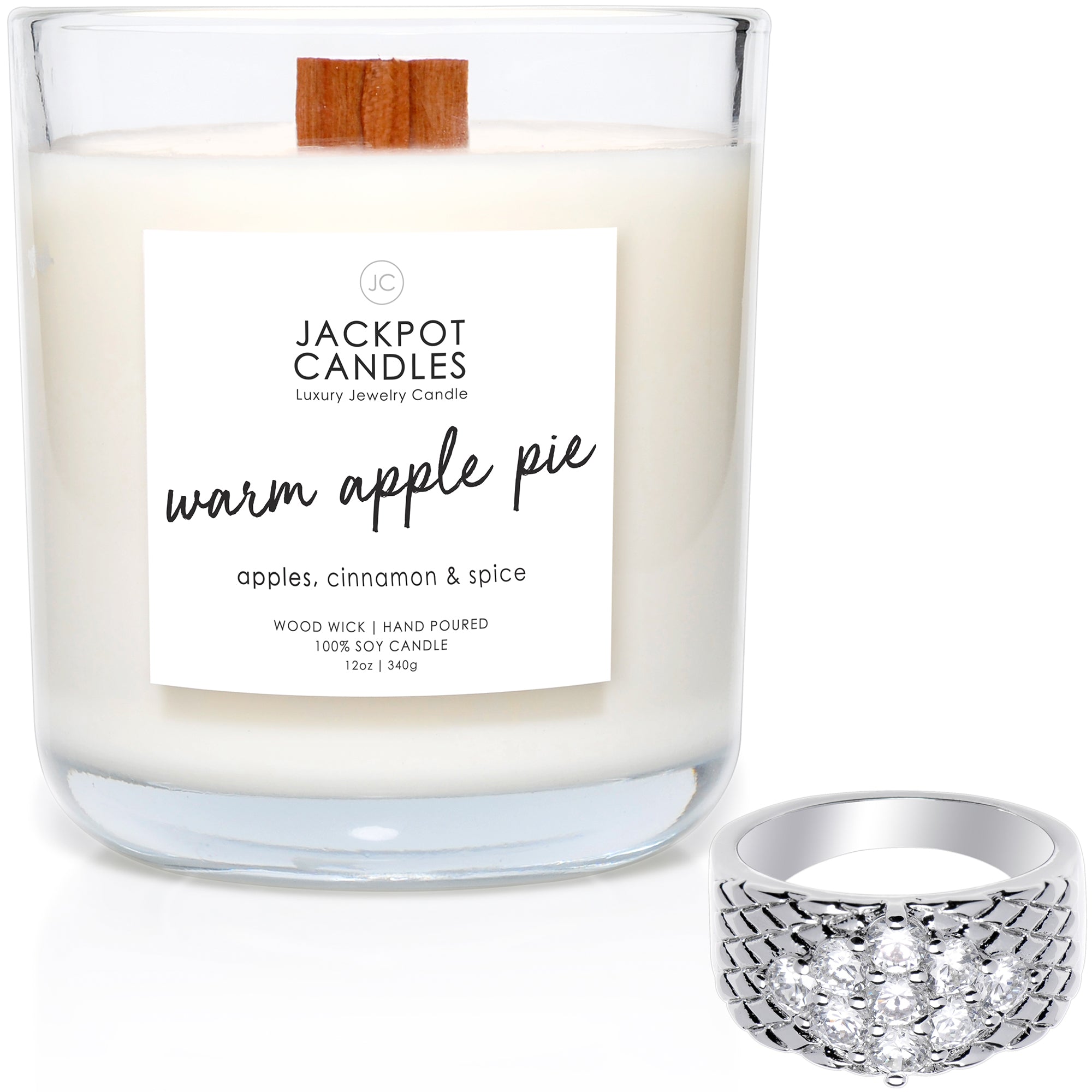 Dessert 3-Pack Wooden Wick Candle Gift Set
