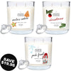 Santa&#39;s Satchel 3-Pack Candle Gift Set