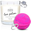 Romantic Intoxicating Love Candle &amp; Bath Bomb Gift Set