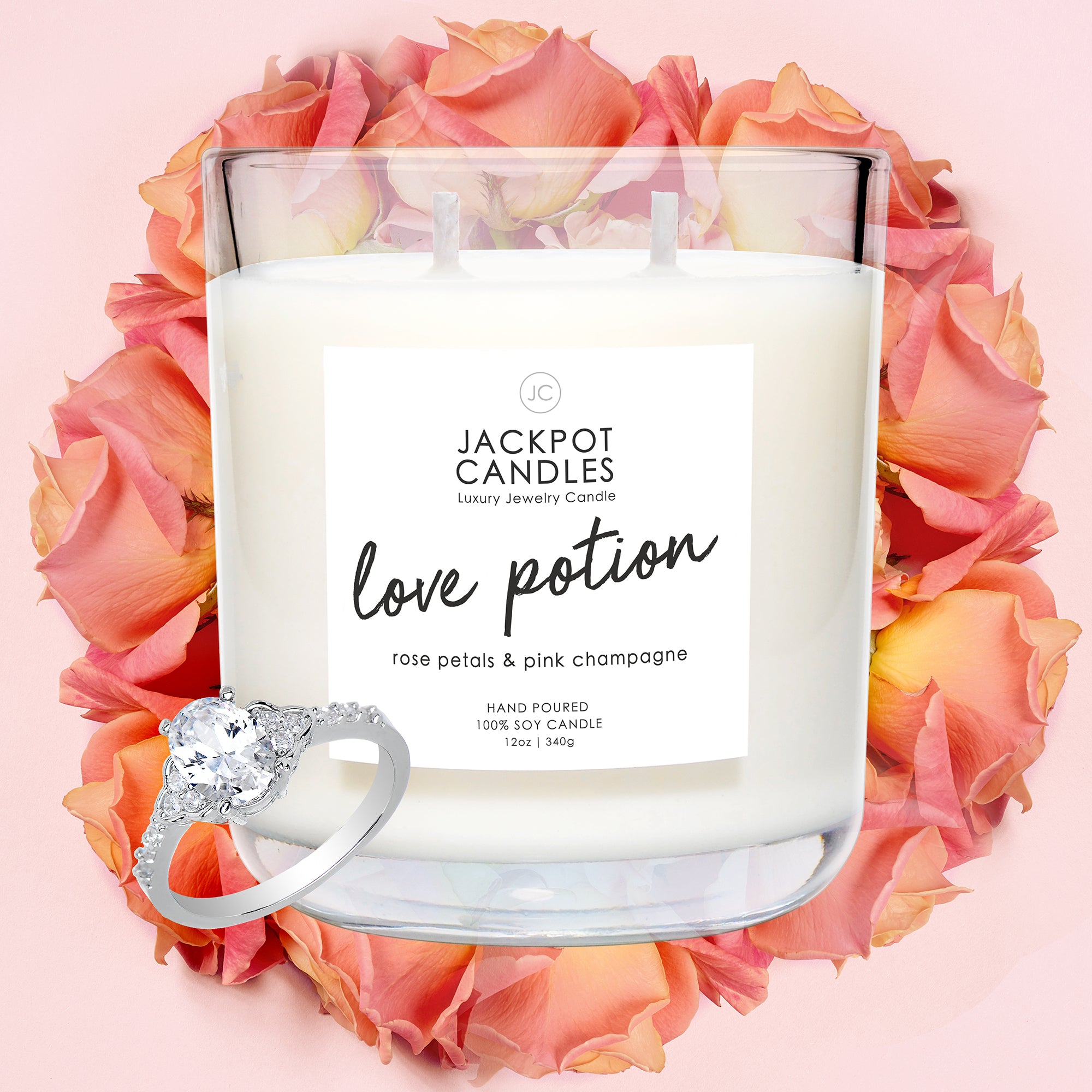 Romantic Intoxicating Love Candle &amp; Bath Bomb Gift Set