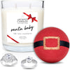 Santa Baby Candle with Bath Bomb Gift Set