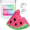 Watermelon Sugar Candle &amp; Bath Bomb Gift Set