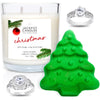 Christmas Candle and Bath Bomb Gift Set