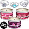 Floral Romance 3-Pack Candle Travel Tin Gift Set