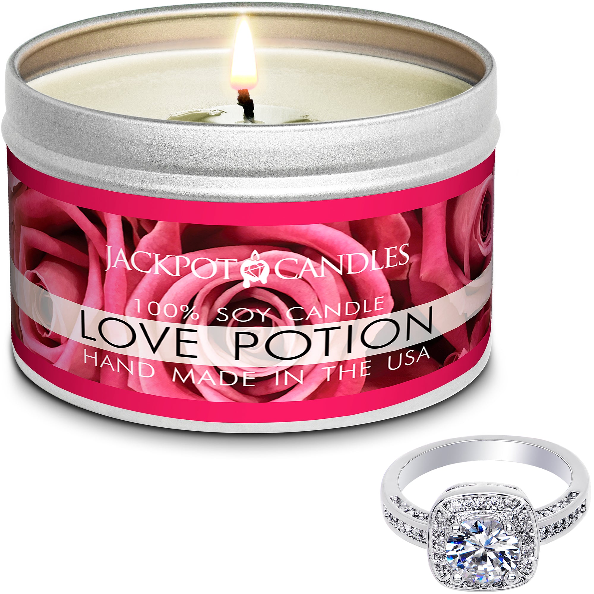 Floral Romance 3-Pack Candle Travel Tin Gift Set