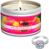 Hibiscus Candle Travel Tin &amp; Bath Bomb Gift Set