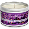 Lavender Candle Travel Tin &amp; Bath Bomb Gift Set