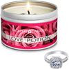 Love Potion Candle Travel Tin &amp; Bath Bomb Gift Set