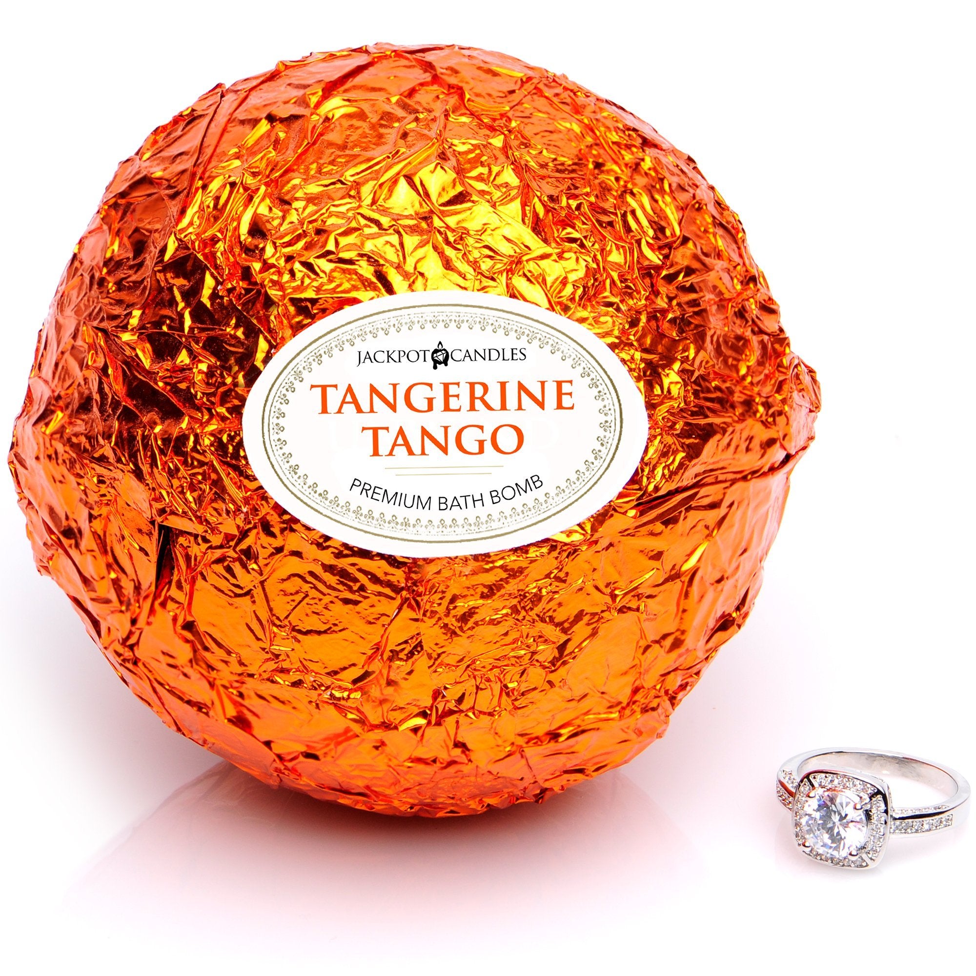 Tangerine Tango Candle Travel Tin &amp; Bath Bomb Gift Set