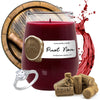 Wine Lovers Red White and Rose Wine Glass Candle Gift Set