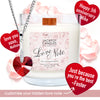 Love Note Personalized Candle