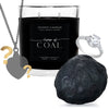 Lump of Coal Candle &amp; Bath Bomb Gift Set
