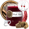 Pinot Noir Wine Glass Candle