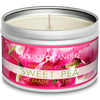 Sweet Pea Candle Travel Tin