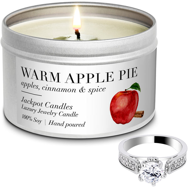 Warm Apple Pie Candle Travel Tin Jackpot Candles