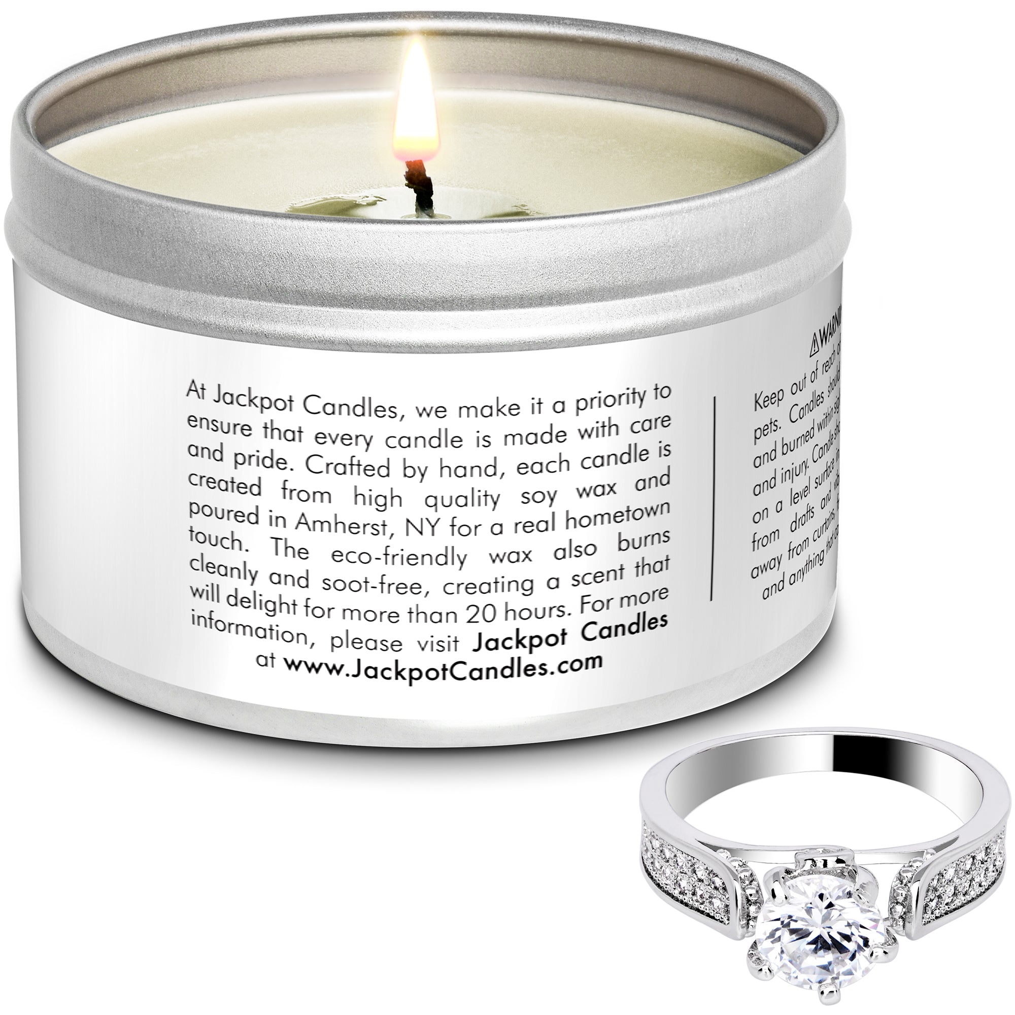 Birthday Cake  Candle Travel Tin