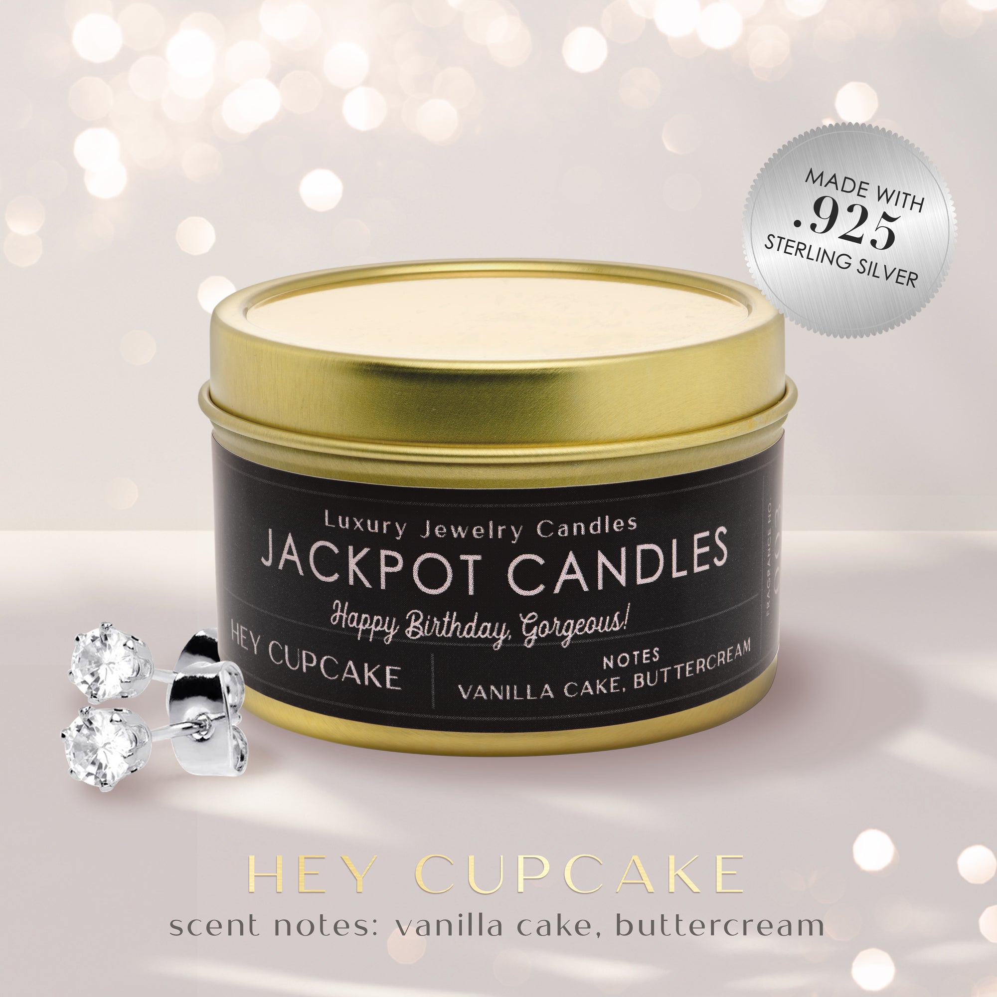 No3 Luxe Collection Travel Tin Hey Cupcake Candle