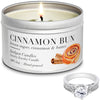 Cinnamon Bun  Candle Travel Tin