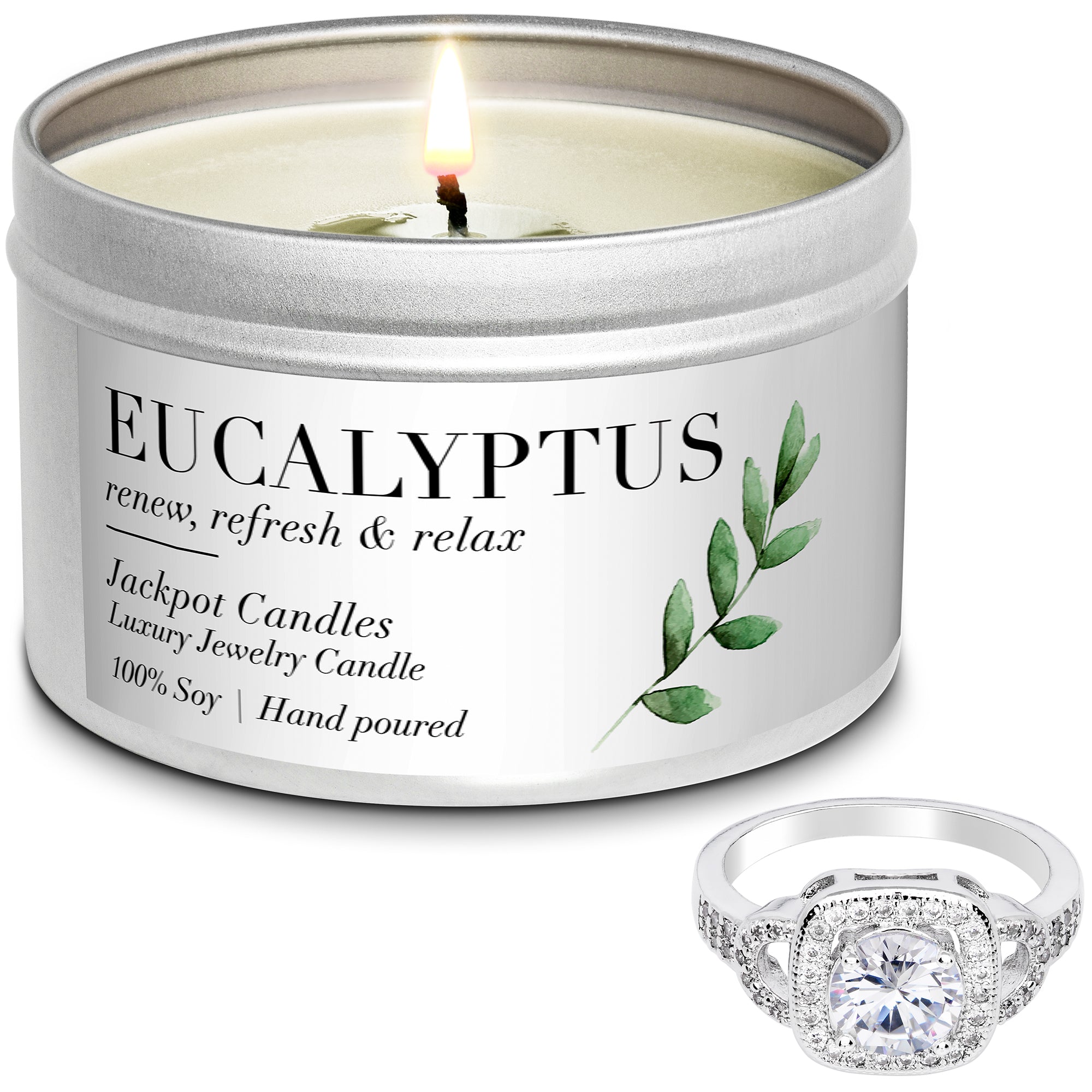 Eucalyptus Candle Travel Tin Jackpot Candles