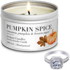Pumpkin Spice  Candle Travel Tin