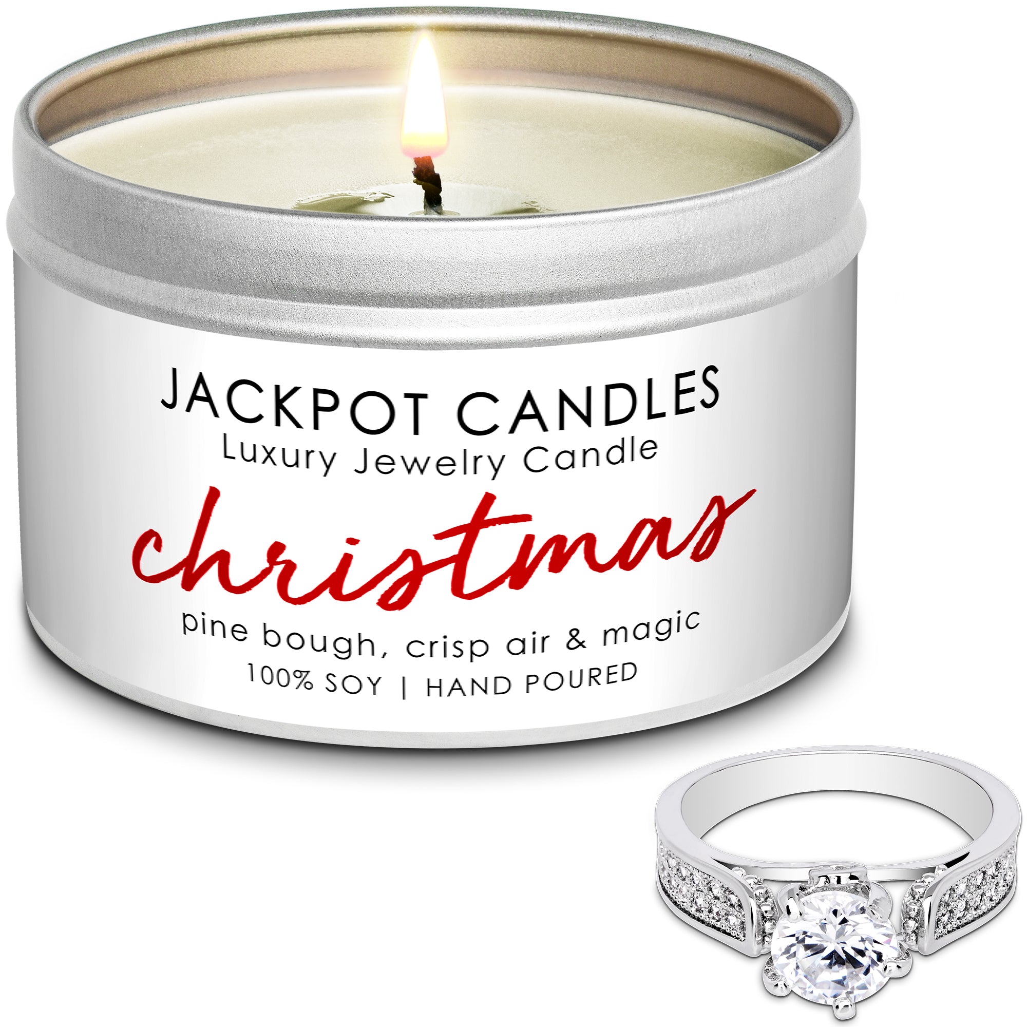 Christmas Candle Travel Tin