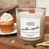 Vanilla Cupcake Wooden Wick Candle