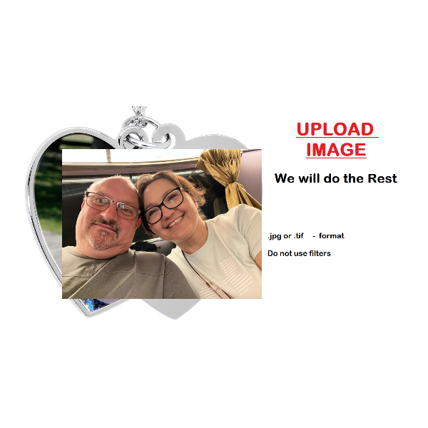Custom Photo You Have My Heart Candle
