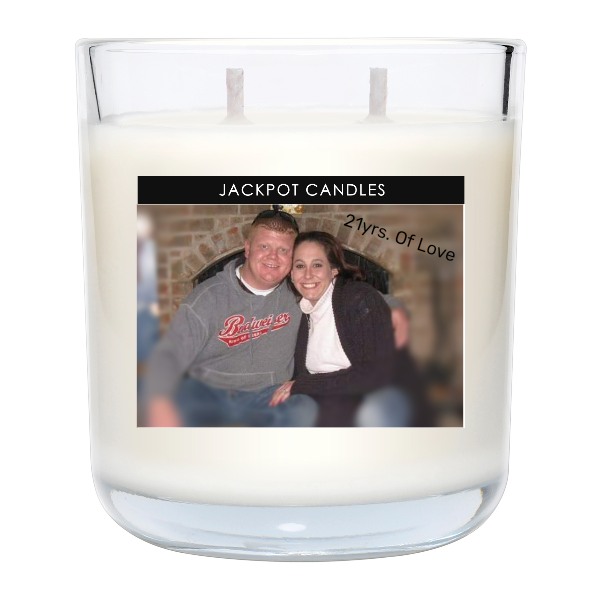 Custom Label Personalized Candle with Jewelry Ring Jackpot Candles