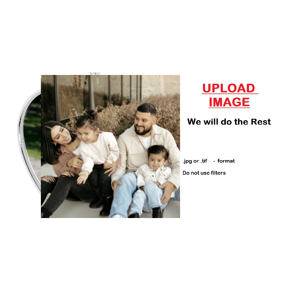 Custom Photo You Have My Heart Candle