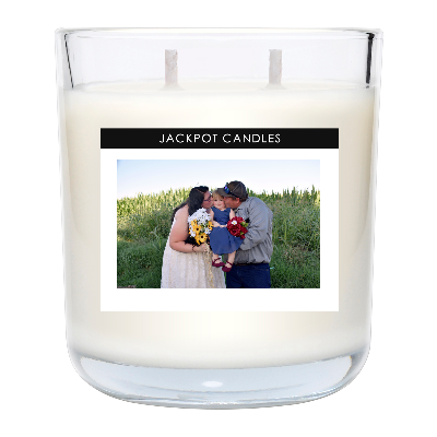 Custom Label Personalized Candle - Jackpot Candles