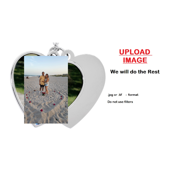 Custom Photo You Have My Heart Candle