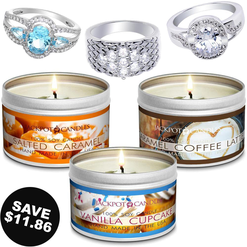 Dessert 3-Pack Candle Travel Tin Gift Set