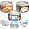 Dessert 3-Pack Candle Travel Tin Gift Set