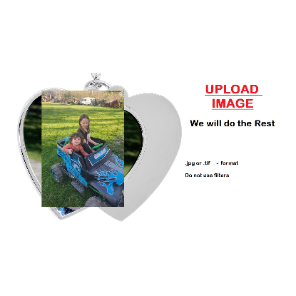 Custom Photo You Have My Heart Candle
