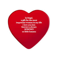Love Note Personalized Candle