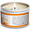 Salted Caramel Candle Travel Tin