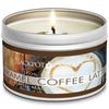 Caramel Coffee Latte Candle Travel Tin